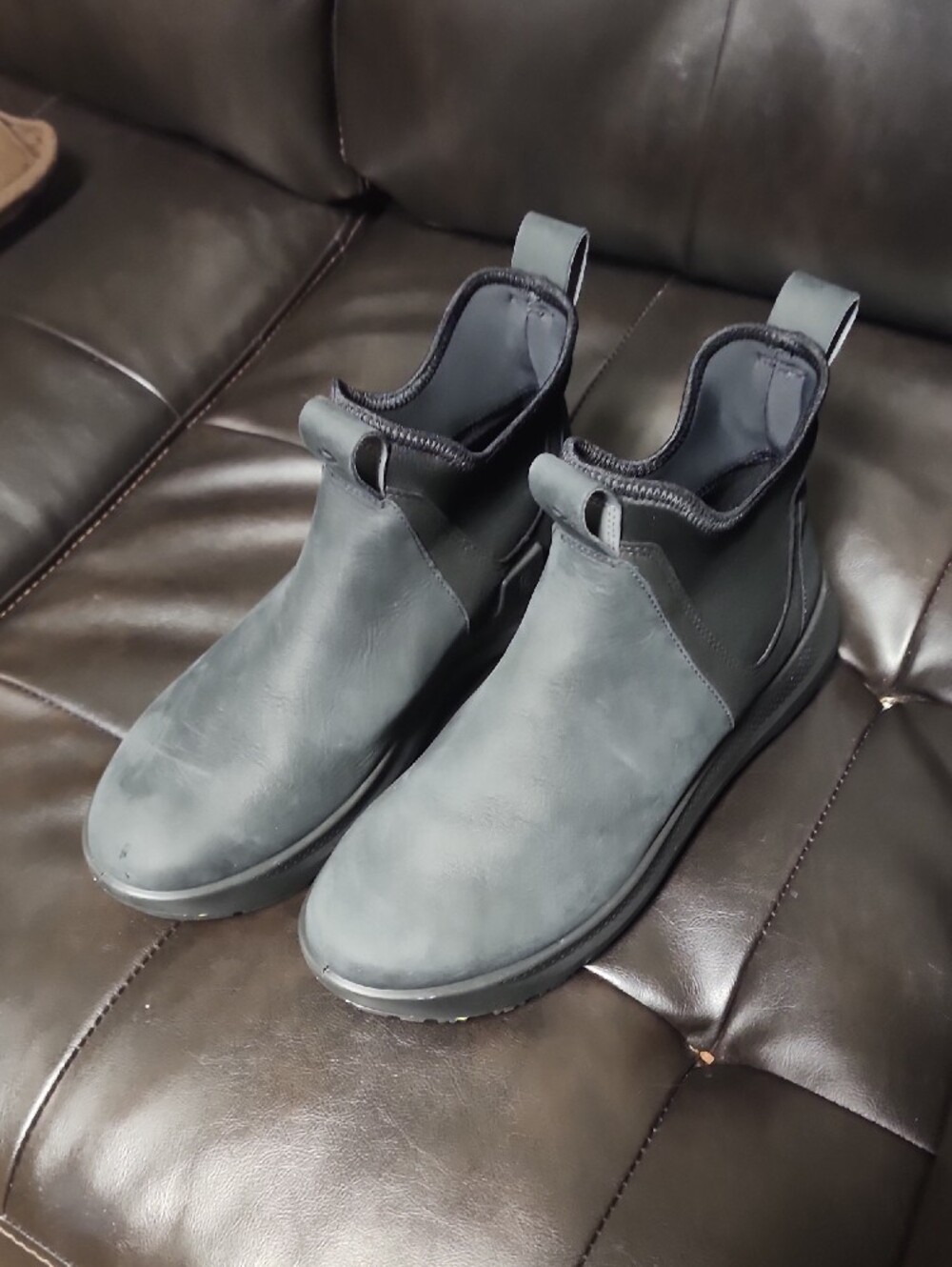 Ecco Women's Black Slip-On Shoes